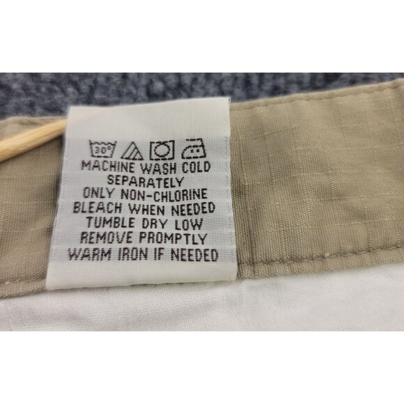 CE Schmidt Workwear Cargo Shorts Mens 40 Beige Ripstop Hiking Outdoor Barn - Picture 4 of 7